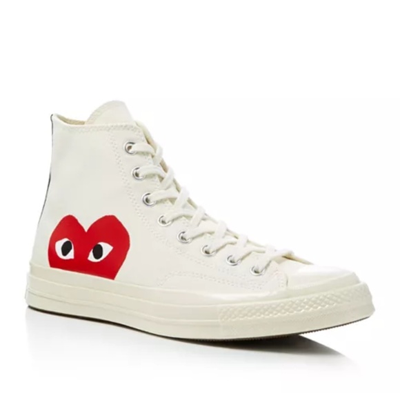 Comme de Garçons PLAY Converse Hi Tops M9/W11 - Picture 16 of 16